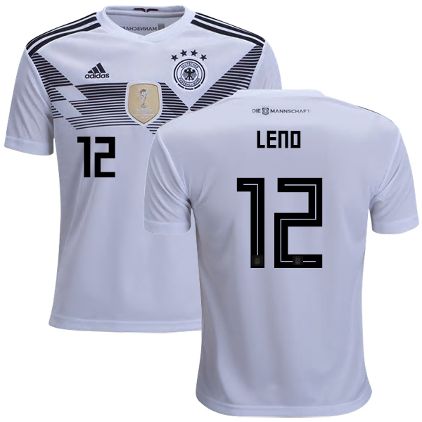 Germany #12 Leno White Home Kid Soccer Country Jersey - Click Image to Close